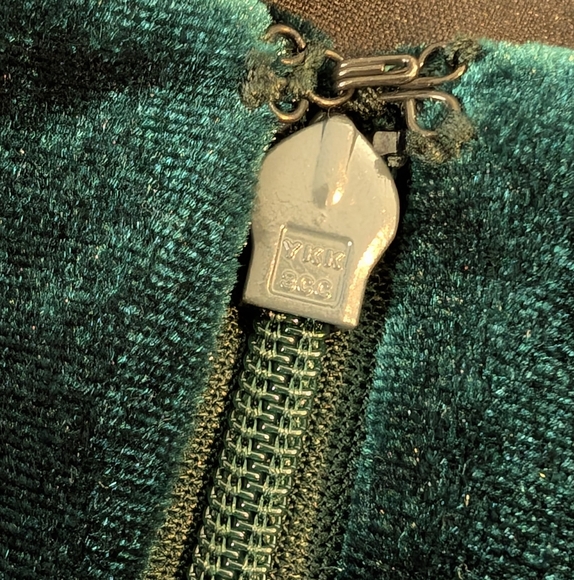 Holiday Dress Green Velvet Babydoll 2 Antonio Melanie - Picture 4 of 11